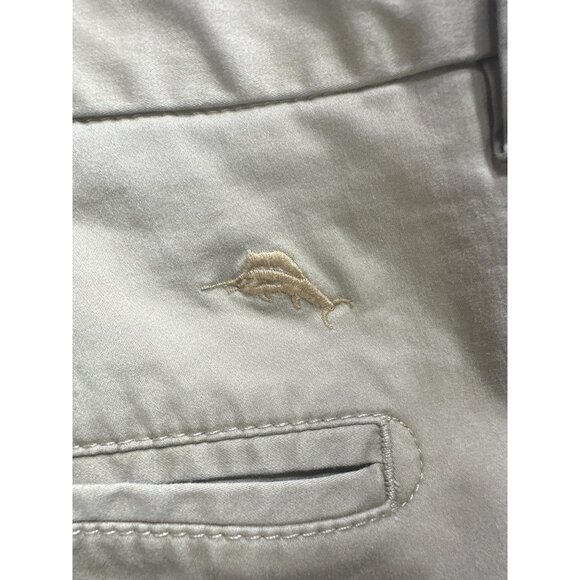 Tommy Bahama Mens Beige Button-Closure Casual Shorts Size 40 - Picture 7 of 9